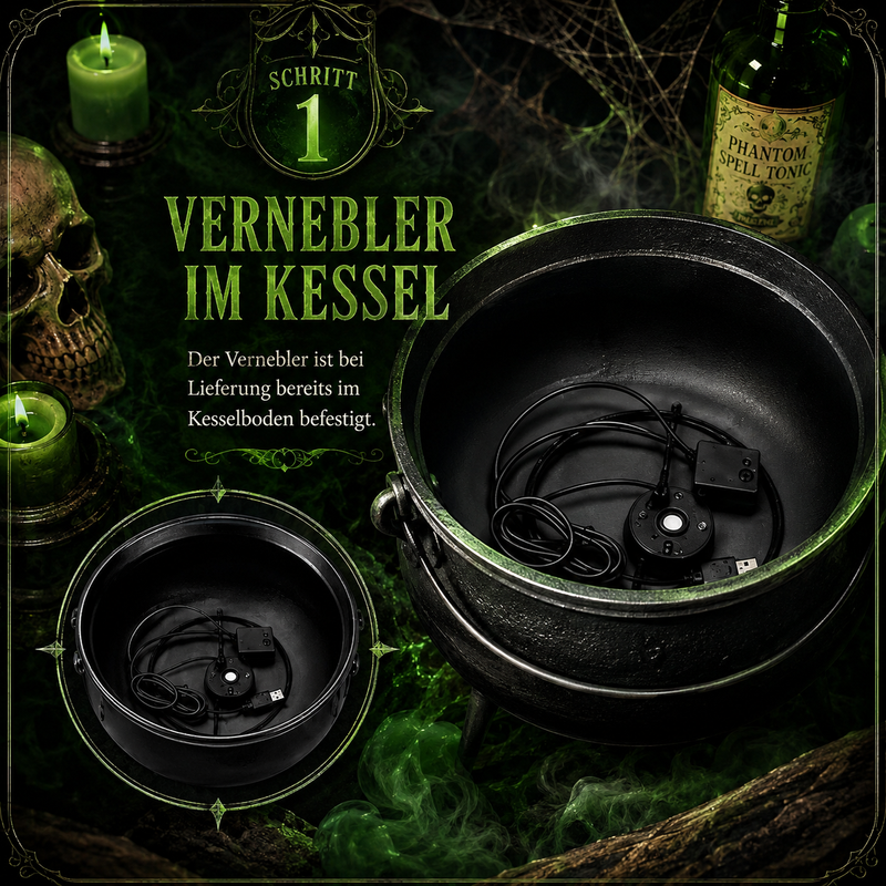 Vernebler einsetzen